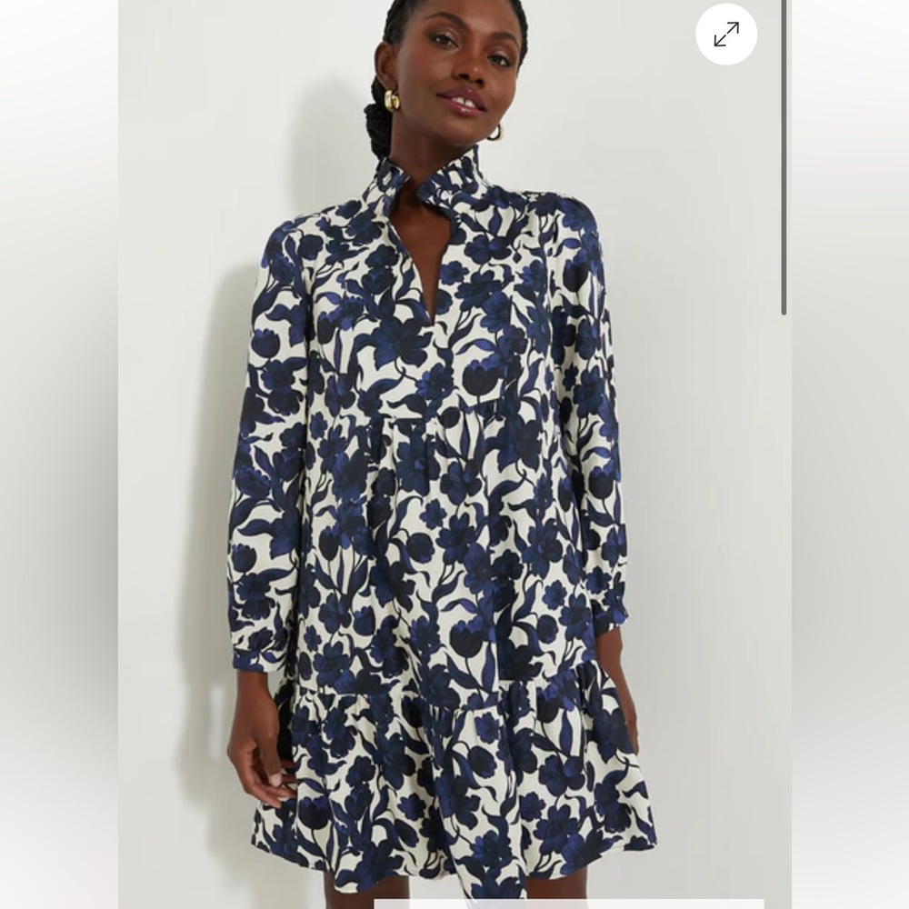 Tuckernuck Blue Poppy Palmerston Dress XS